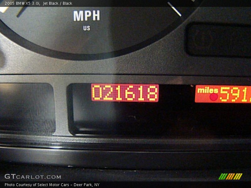 Jet Black / Black 2005 BMW X5 3.0i