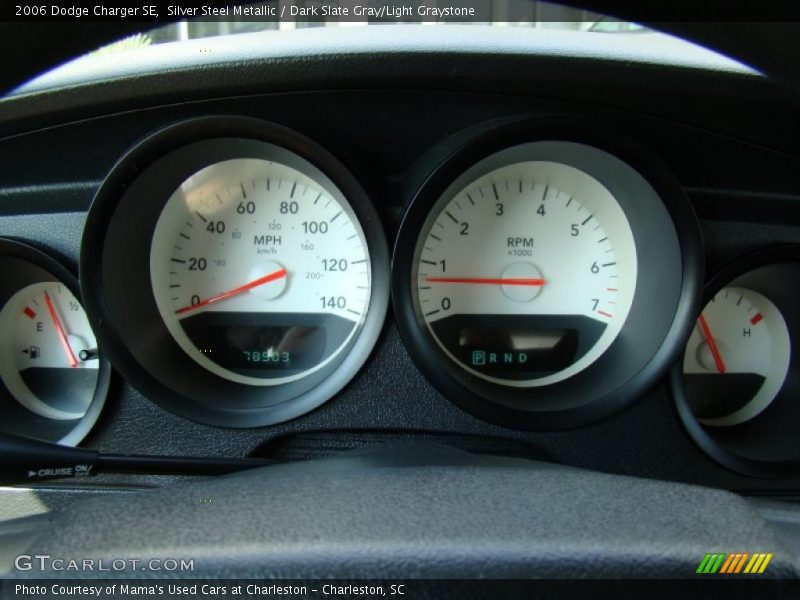 Silver Steel Metallic / Dark Slate Gray/Light Graystone 2006 Dodge Charger SE