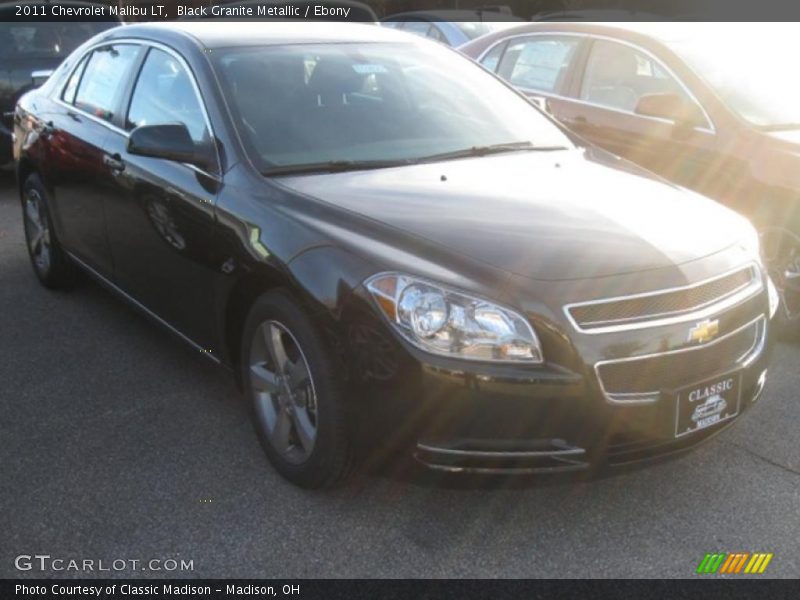 Black Granite Metallic / Ebony 2011 Chevrolet Malibu LT