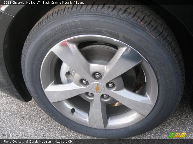 Black Granite Metallic / Ebony 2011 Chevrolet Malibu LT