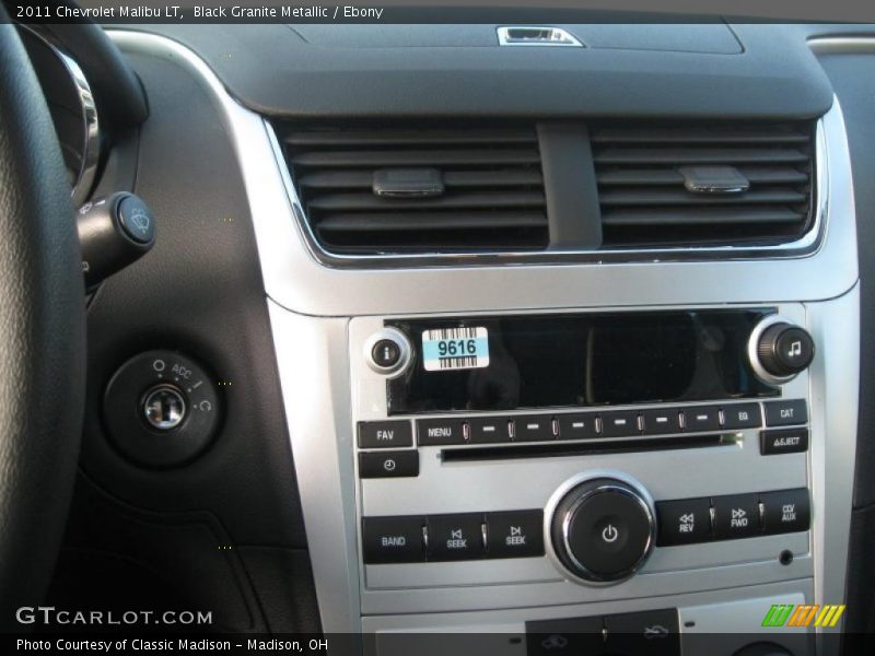Black Granite Metallic / Ebony 2011 Chevrolet Malibu LT