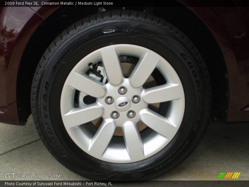 Cinnamon Metallic / Medium Light Stone 2009 Ford Flex SE