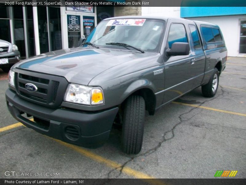 Dark Shadow Grey Metallic / Medium Dark Flint 2008 Ford Ranger XL SuperCab