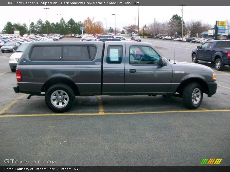 Dark Shadow Grey Metallic / Medium Dark Flint 2008 Ford Ranger XL SuperCab