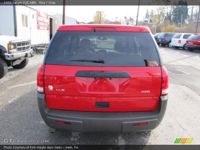 Red / Gray 2003 Saturn VUE AWD