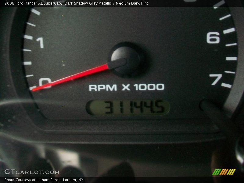 Dark Shadow Grey Metallic / Medium Dark Flint 2008 Ford Ranger XL SuperCab
