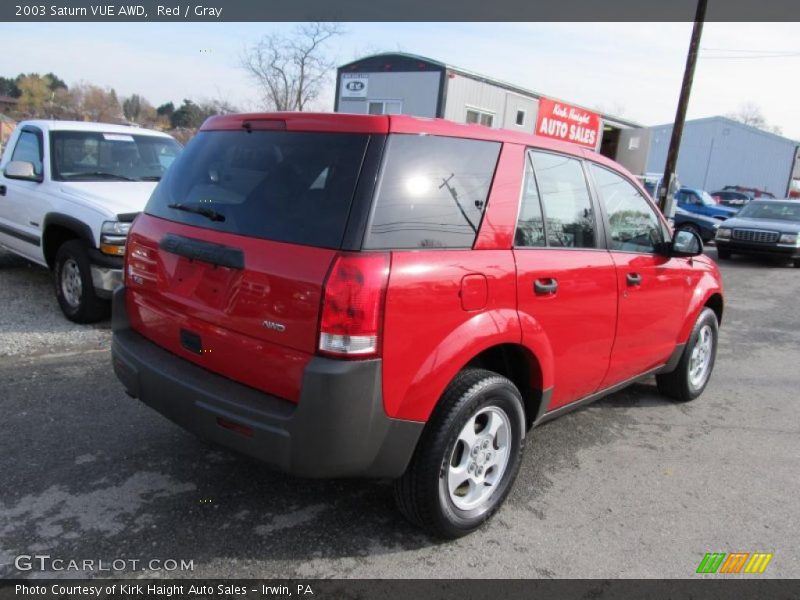 Red / Gray 2003 Saturn VUE AWD