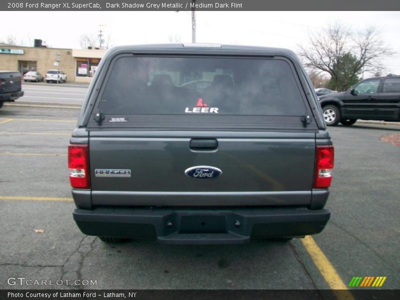 Dark Shadow Grey Metallic / Medium Dark Flint 2008 Ford Ranger XL SuperCab