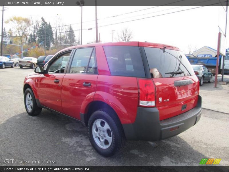Red / Gray 2003 Saturn VUE AWD