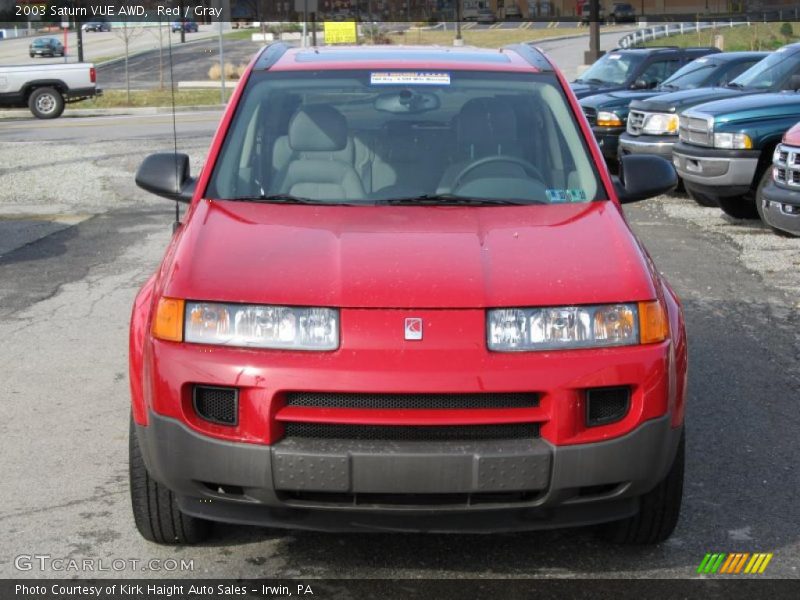 Red / Gray 2003 Saturn VUE AWD