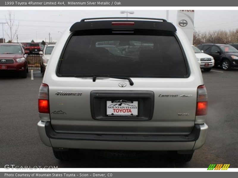 Millennium Silver Metallic / Oak 1999 Toyota 4Runner Limited 4x4