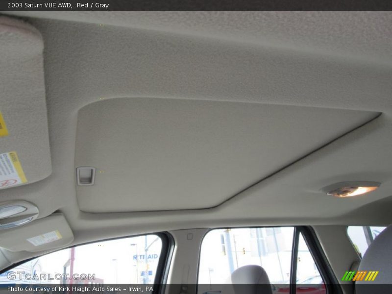 Red / Gray 2003 Saturn VUE AWD