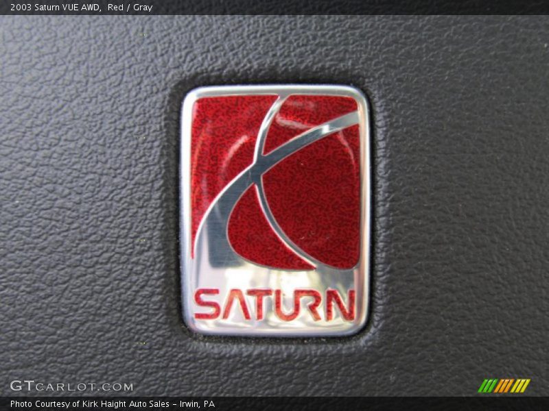 Red / Gray 2003 Saturn VUE AWD