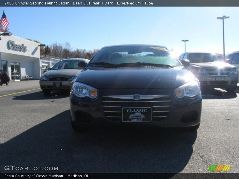 Deep Blue Pearl / Dark Taupe/Medium Taupe 2005 Chrysler Sebring Touring Sedan
