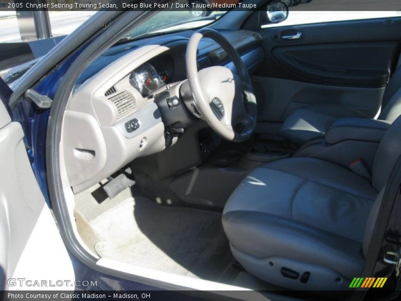 Deep Blue Pearl / Dark Taupe/Medium Taupe 2005 Chrysler Sebring Touring Sedan