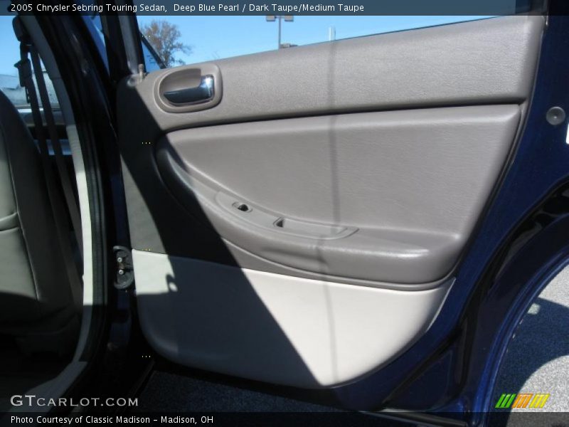 Deep Blue Pearl / Dark Taupe/Medium Taupe 2005 Chrysler Sebring Touring Sedan