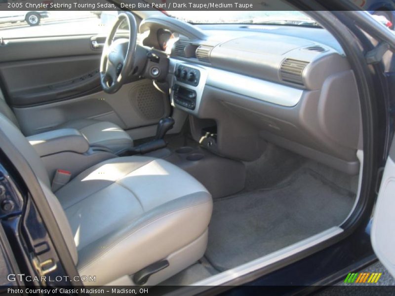 Deep Blue Pearl / Dark Taupe/Medium Taupe 2005 Chrysler Sebring Touring Sedan