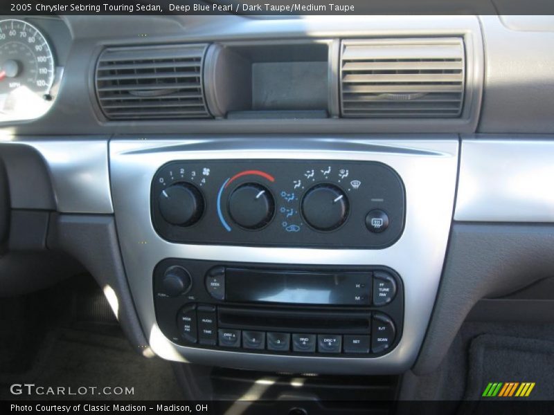 Deep Blue Pearl / Dark Taupe/Medium Taupe 2005 Chrysler Sebring Touring Sedan