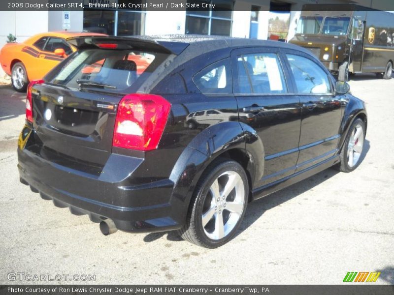 Brilliant Black Crystal Pearl / Dark Slate Gray 2008 Dodge Caliber SRT4