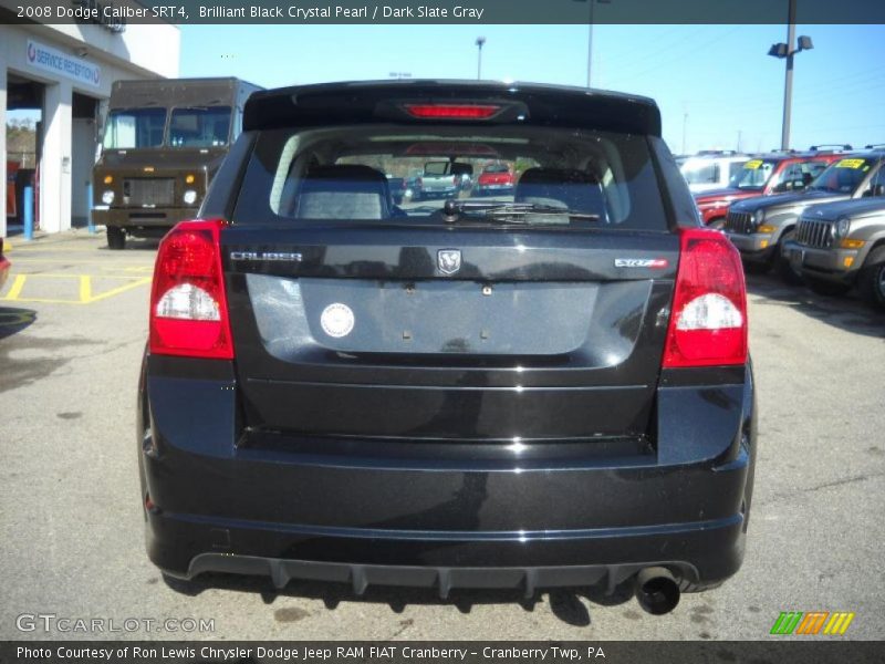 Brilliant Black Crystal Pearl / Dark Slate Gray 2008 Dodge Caliber SRT4