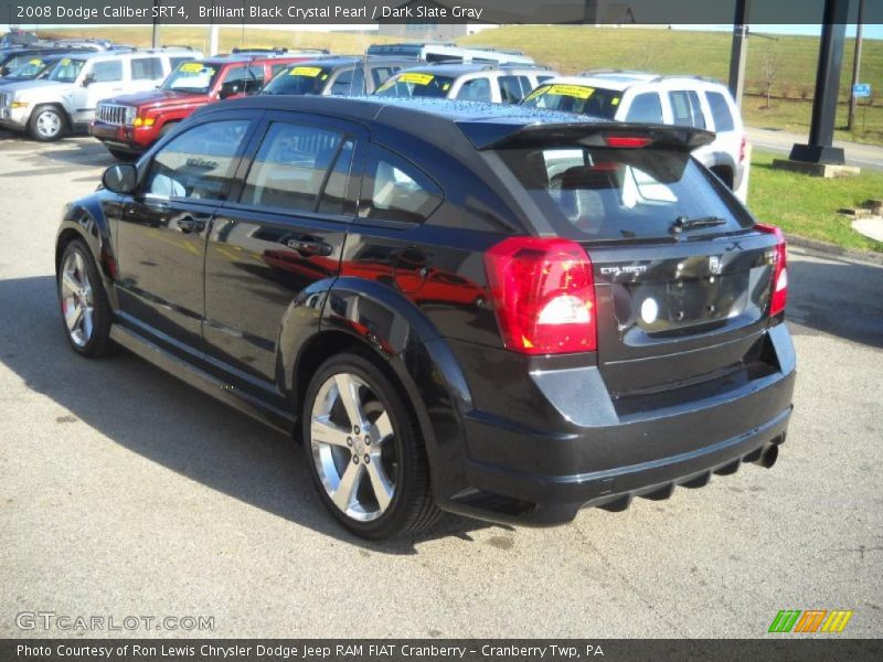 Brilliant Black Crystal Pearl / Dark Slate Gray 2008 Dodge Caliber SRT4