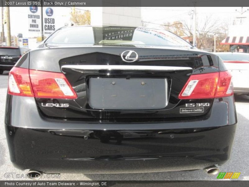 Black Onyx / Cashmere 2007 Lexus ES 350