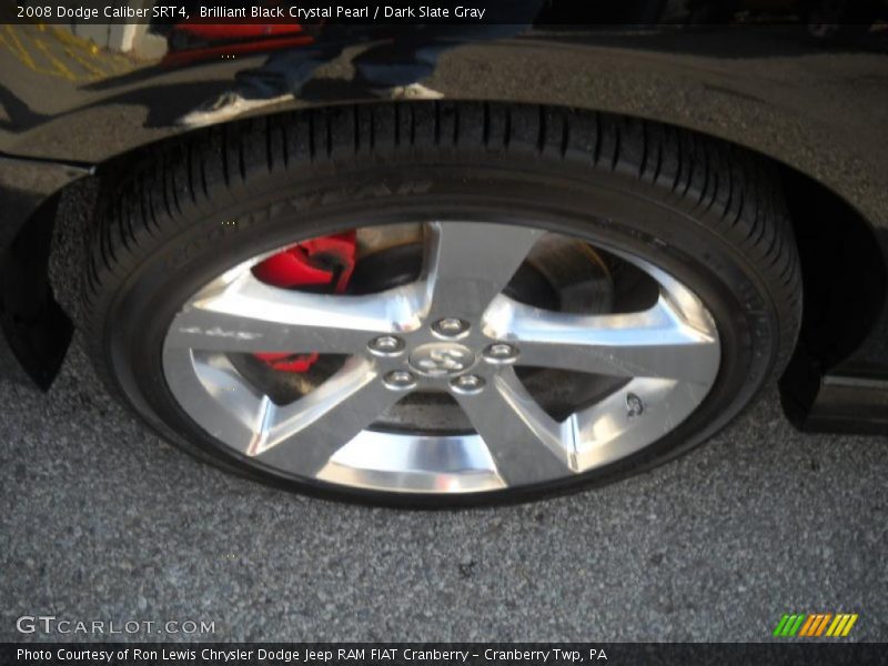 Brilliant Black Crystal Pearl / Dark Slate Gray 2008 Dodge Caliber SRT4