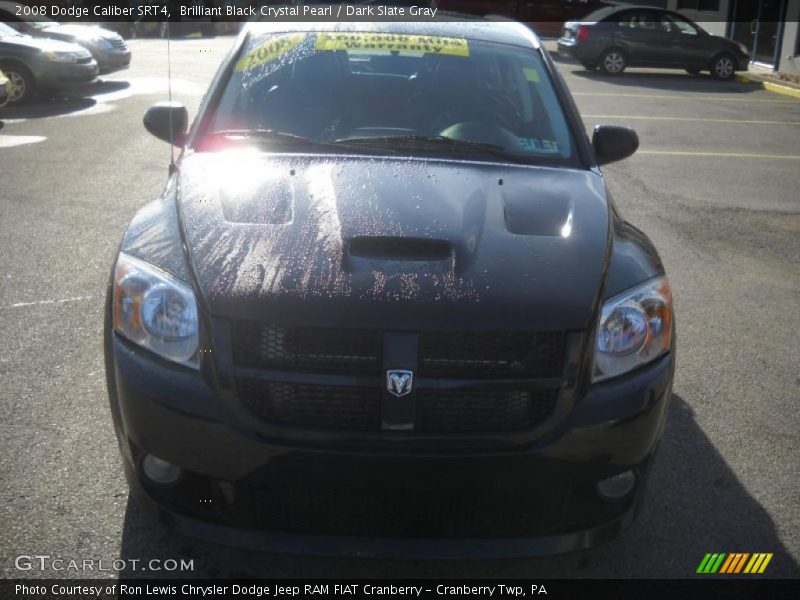 Brilliant Black Crystal Pearl / Dark Slate Gray 2008 Dodge Caliber SRT4