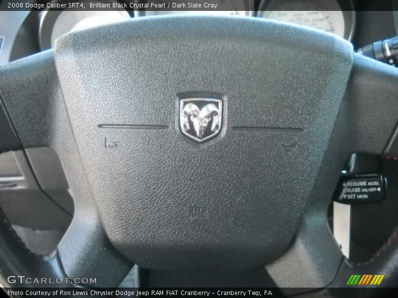 Brilliant Black Crystal Pearl / Dark Slate Gray 2008 Dodge Caliber SRT4