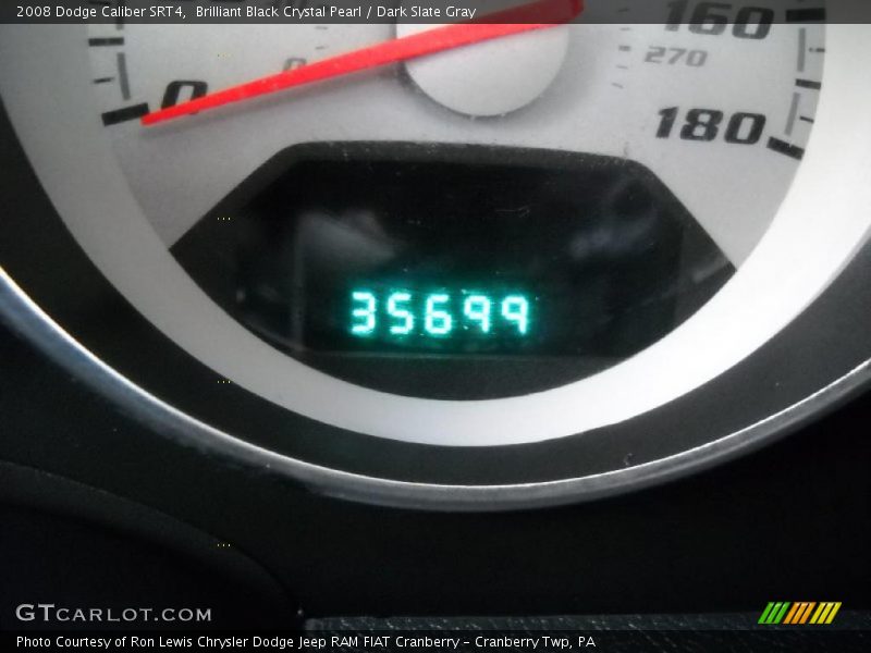 Brilliant Black Crystal Pearl / Dark Slate Gray 2008 Dodge Caliber SRT4