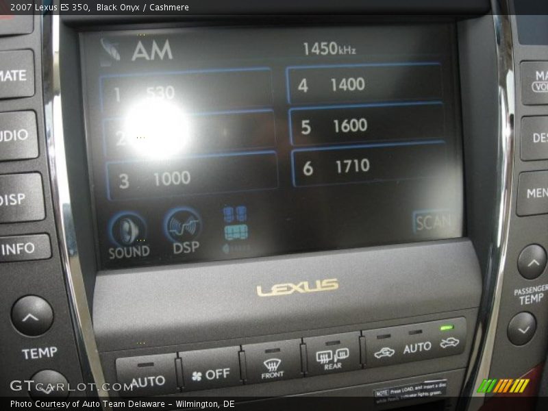 Black Onyx / Cashmere 2007 Lexus ES 350