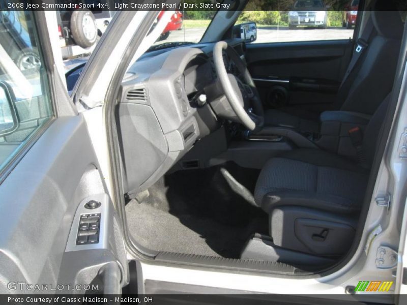 Light Graystone Pearl / Dark Slate Gray 2008 Jeep Commander Sport 4x4