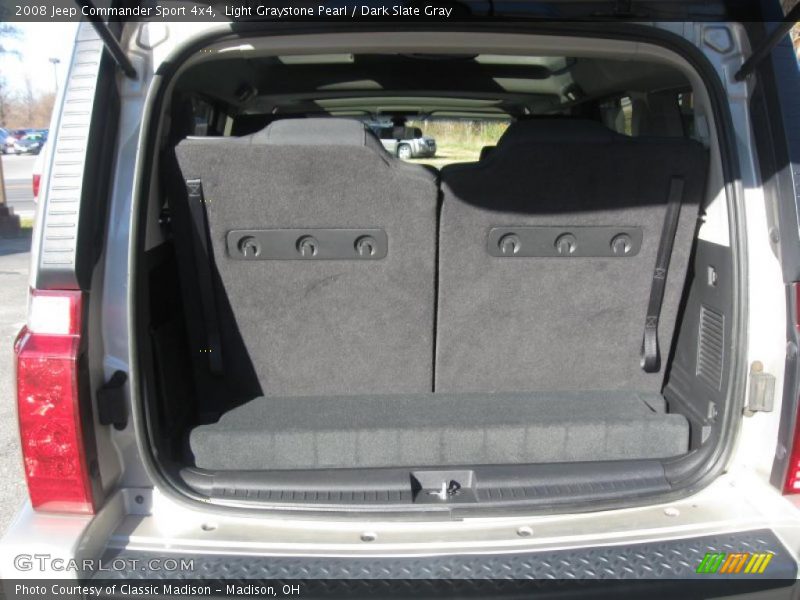 Light Graystone Pearl / Dark Slate Gray 2008 Jeep Commander Sport 4x4