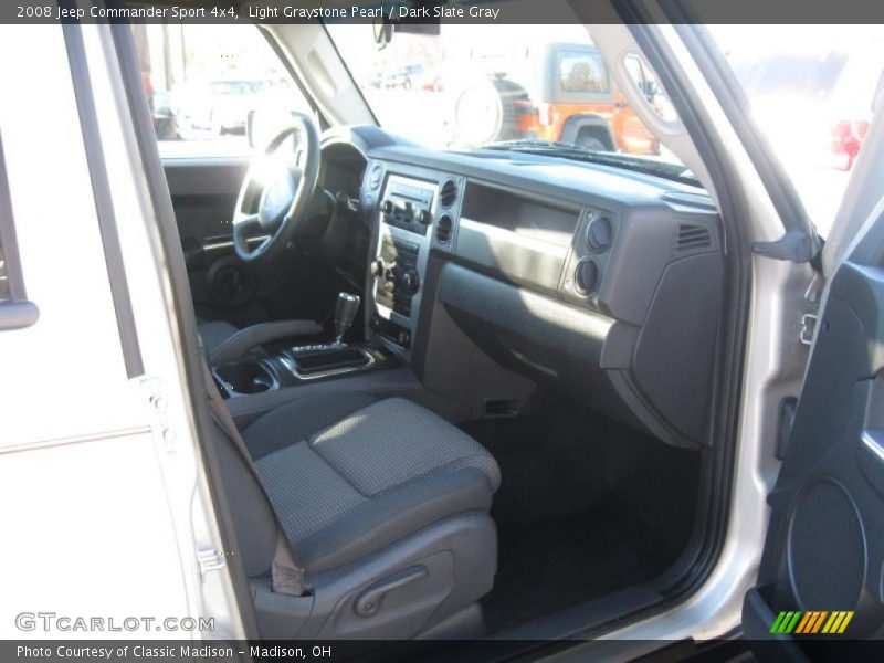 Light Graystone Pearl / Dark Slate Gray 2008 Jeep Commander Sport 4x4
