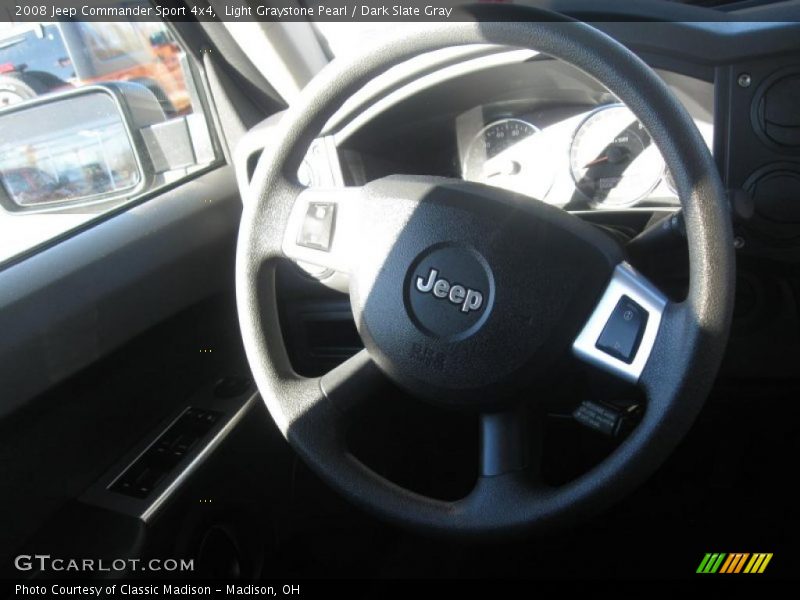 Light Graystone Pearl / Dark Slate Gray 2008 Jeep Commander Sport 4x4