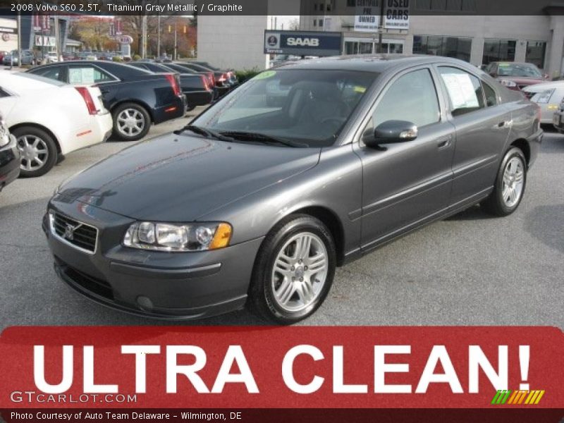 Titanium Gray Metallic / Graphite 2008 Volvo S60 2.5T