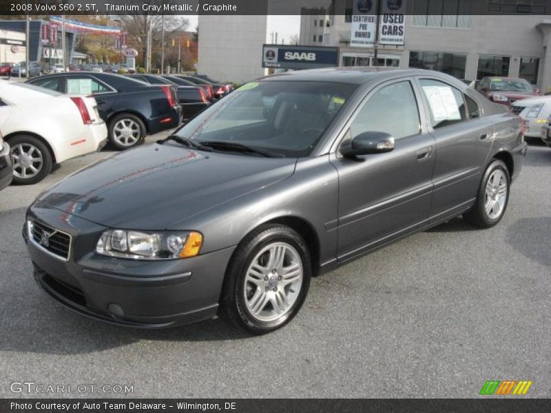 Titanium Gray Metallic / Graphite 2008 Volvo S60 2.5T