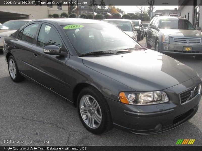 Titanium Gray Metallic / Graphite 2008 Volvo S60 2.5T