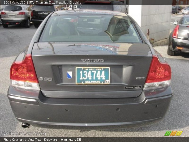 Titanium Gray Metallic / Graphite 2008 Volvo S60 2.5T