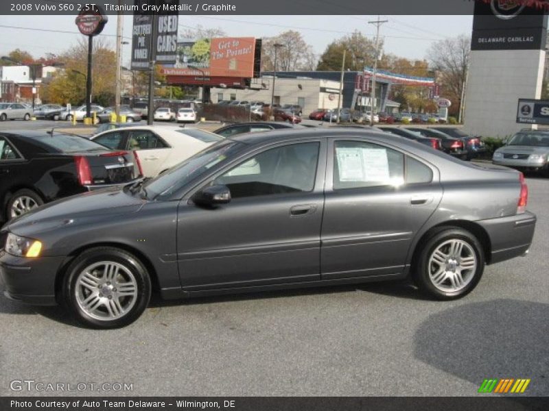 Titanium Gray Metallic / Graphite 2008 Volvo S60 2.5T