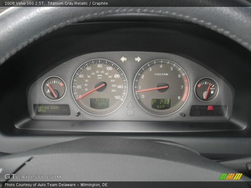 Titanium Gray Metallic / Graphite 2008 Volvo S60 2.5T