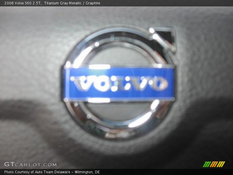 Titanium Gray Metallic / Graphite 2008 Volvo S60 2.5T