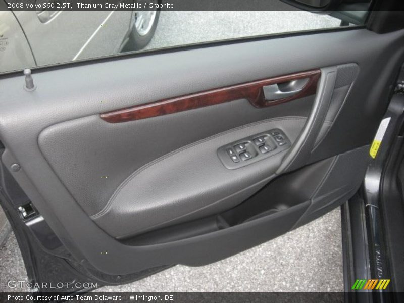 Titanium Gray Metallic / Graphite 2008 Volvo S60 2.5T