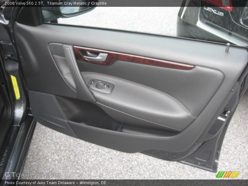 Titanium Gray Metallic / Graphite 2008 Volvo S60 2.5T
