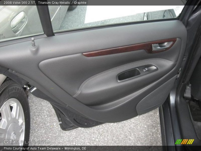 Titanium Gray Metallic / Graphite 2008 Volvo S60 2.5T