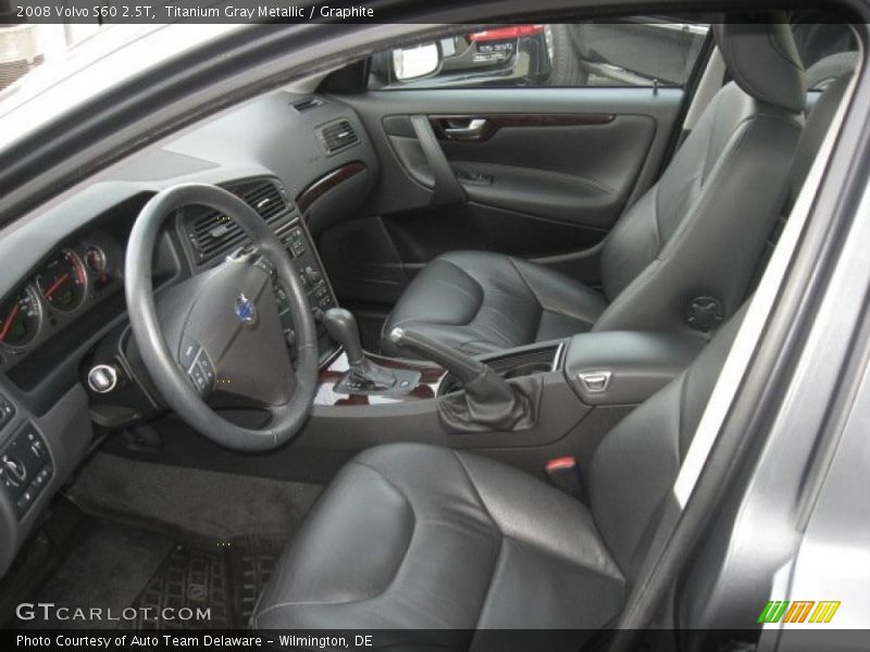 Titanium Gray Metallic / Graphite 2008 Volvo S60 2.5T