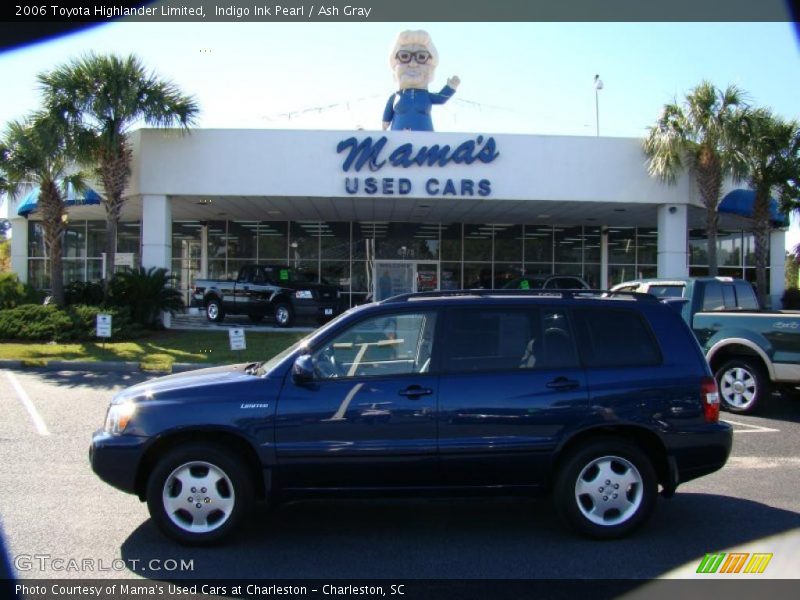 Indigo Ink Pearl / Ash Gray 2006 Toyota Highlander Limited