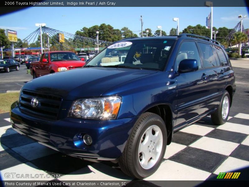 Indigo Ink Pearl / Ash Gray 2006 Toyota Highlander Limited