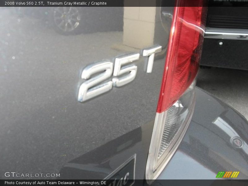 Titanium Gray Metallic / Graphite 2008 Volvo S60 2.5T
