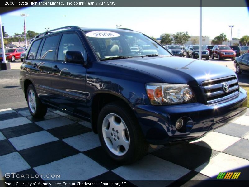 Indigo Ink Pearl / Ash Gray 2006 Toyota Highlander Limited